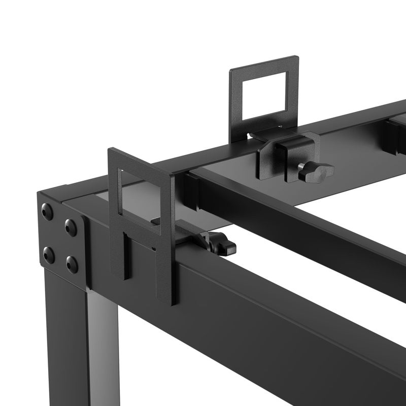 SHLAND Non Slip Mattress Gaskets for Metal Bed Frame,6 PCS Mattress Holder in Place Gripper,Keep Mattress from Sliding, Adjustable Anti-Slip Baffle, Black - Image 5